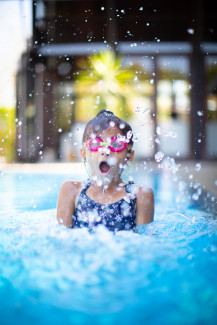 girl in water